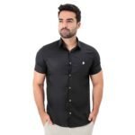 Camisa Wolf Manga Curta Slim Fit