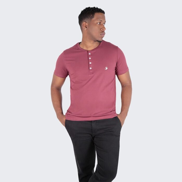 Camiseta Henley Wolf Egípcio Gola Padre