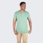 Camiseta Henley Wolf Egípcio Gola Padre
