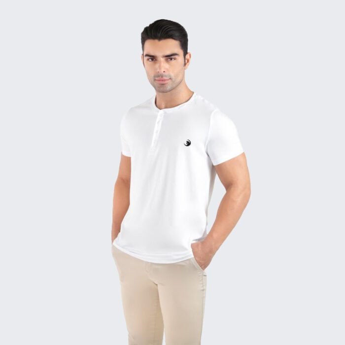Camiseta Henley Wolf Egípcio Gola Padre
