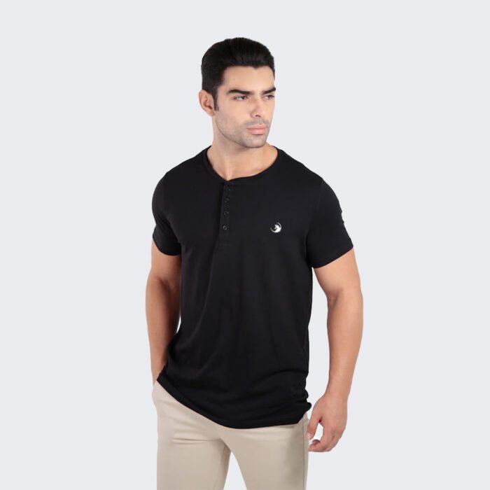 Camiseta Henley Wolf Egípcio Gola Padre