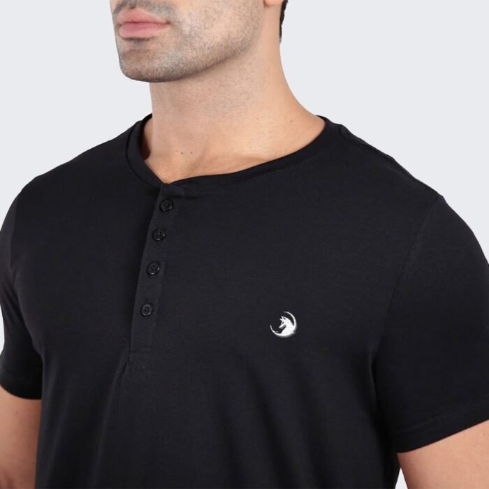 Camiseta Henley Wolf Egípcio Gola Padre