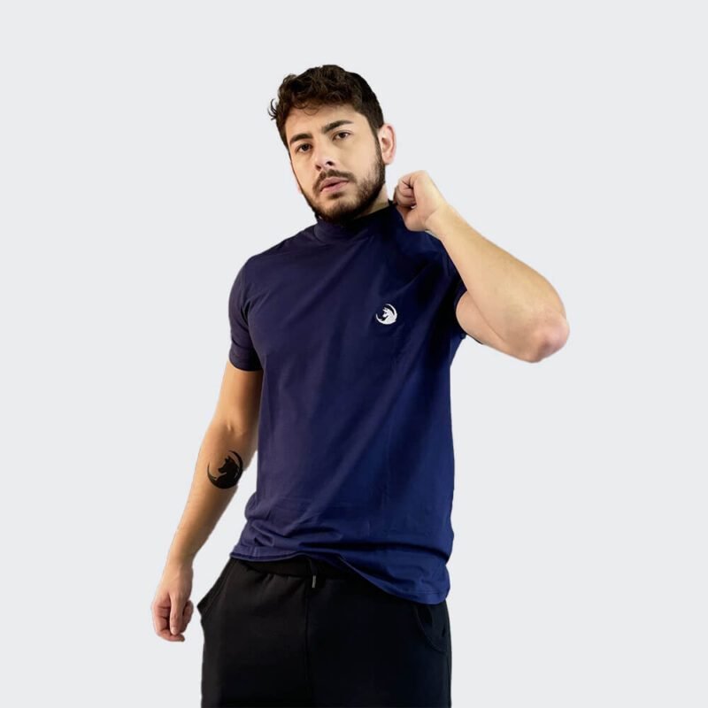 Camiseta Wolf Algodão Egípcio Gola Alta